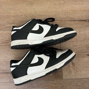 Black & White Nike Dunk Low